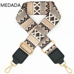 Bag Parts Accessories MEDADA Nylon Womens Wide Handbag Belt Shoulder Bag Accessory Part Adjustable Belt Strap Accessories 230418