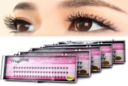 False Eyelashes 60 Cluster Faux Mink Curl Lash Grafting Eye Makeup Individual Fan Lashes Women Beauty Tools7480493