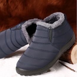 Boots Snow Men Casual Shoes Man Outdoor Mens Winter Sneakers Platform Shoe Waterproof Ankle Work Footwear 231117