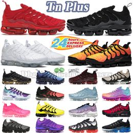 Tn Plus Running Shoes man women Triple White Black Red Laser Blue Volt Glow Oreo Breathable Hyper Pink Tennis Ball Platform Sneakers Outdoor Sports Trainers EUR 36-47