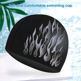 Swimming caps Unique Swim Pool Cap Skin-touching Swim Pool Hat Sunscreen Comfortable Elastic Ear Protection Swimming Cap P230418