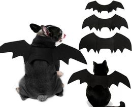 Newest Halloween Pet Bat Wings Small Large Dog Cat Bat Costume Clothing Pet Accessories Batman Cosplay Dog Clothes5969682