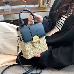 Shoulder Bags Summer Woven Tote Bags for Women High Quality Shoulder Bag Fashion Purses and Handbags Designer Diagonal Crossbody Cute Satchel