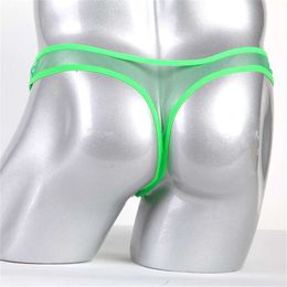 See Through Sheer Mesh S Underwear Low Waist U Convex Briefs Men Transparent Summer Ultra Thin Breathable