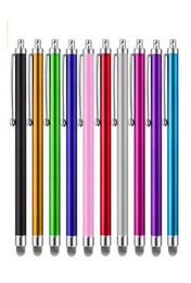 90 Touch Screen Pen Metal Capacitive Screen Stylus Pens For Samsung iPhone Cell Phone Tablet PC 10 Colors548y6189426