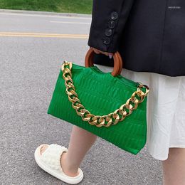 Evening Bags 2023 Designer Women Pouch Handbag And Purse Solid Pu Leather Clutch Luxury Chain Crossbody Bag Green Pink White Shoulder