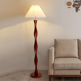 Floor Lamps Nordic Lamp Modern Ins Solid Wood For Living Room Bedroom Study Home Decor Light Loft E27 Bedside Standing