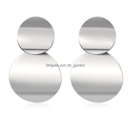 Hoop & Huggie Fashion Earrings Hie For Women 2021 Statement Geometric Metal Female Dangle Earring Trendy Jewellery Accessories Dhgarden Othmk