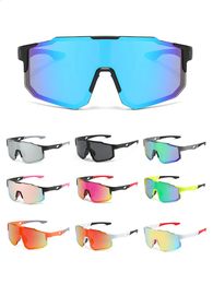 Outdoor Eyewear Cycling Sunglasses UV Protection Windproof Sun Glasses For Men Women Polarised Lens Bicycle Sports Goggle 231118
