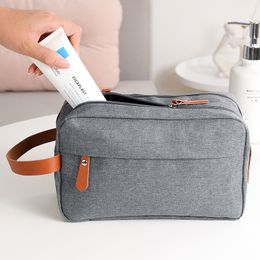 Cosmetic Bags Cases Double Layer Men Toiletry Bag Business Portable Organizer for Cosmetic Travel Makeup Storage Pouch Waterproof Beauty Wash Kits 230418