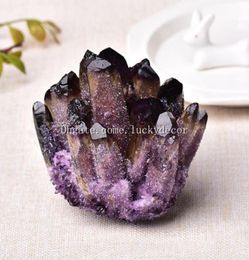 2000g Mixed Random Size form Raw Rough Purple Yellow Green Natural Ghost Phantom Quartz Crystal Cluster Points Mineral Specime5807950