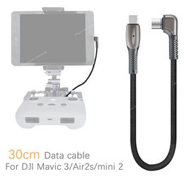 Tablet PC Data Cable for DJI Mavic Air 2S Remote Control Type-C/IOS Data Conversion Line for DJI MINI 2/MIMI 3 Cable Accessories Camera Drones AccessoriesDrone