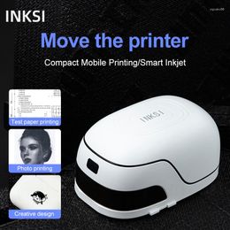 26mm Portable Inkjet Label Printer Text Po Logo Pattern Tattoo DIY Creative Printing Mini Handheld Model 1200DPI