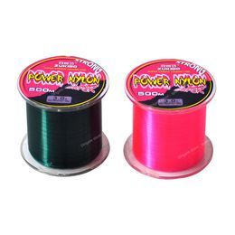 500M Super Strong Nylon Fishing Line Japanese Durable Monofilament Carp Fishing Line 12 Colors 5LB-40LB Saltwater FishingFishing Lines