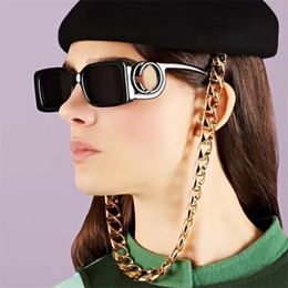 Designer Men Women Square Polarized Lens Sunglasses Sun Glasses Fashion Personality Big Letters Pilot Driving Outdoor Travel Lady Sunglass