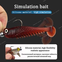 A set of soft rig bait Cluster Lure artificial silicone soft bait fake bait sea fishing bait bait set T Tail Wobbler Pesca bait FishingFishing Lures artificial soft