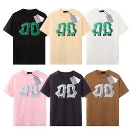 Designer T-shirt Brand BA T Mens Womens Short Sleeve Tees Summer Shirts Hip Hop Streetwear Tops Shorts Clothing Clothes Various Colors-47