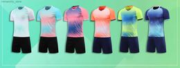 Collectable Adult Kid Soccer Jersey Customize Football Uniform Shirts Men Futsal Sportswear Kit Women Training Tracksuit Sports Suit Clothes Q231118