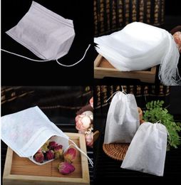 Fashion Empty Teabags Disposable Tea Bags String Heal Seal Philtre Paper Teabag 55x7CM wen71096121835
