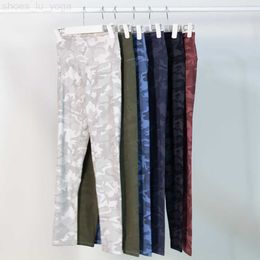 LULL Women Camouflage Yoga Pants Push Ups Fitness Leggings Soft High Waist Hip Lift Elastic T-Line Sports Pants 5 Colours