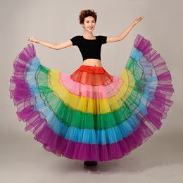 Petticoats Women's 1 Metre Long Bridal Petticoat Big Wing Boneless Bride Wedding multicolour Underskirt Skirt