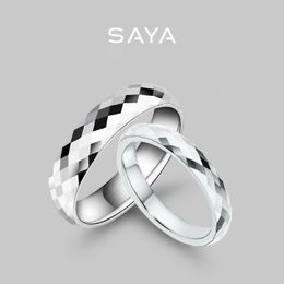 Wedding Rings Ring for Men and Women Tungsten Wedding Band Romantic Jewellery for Couple Comfort Fit High Polished Customised 231118