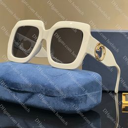 Square Large Frame Sunglasses Classics Letter Polarised Sunglasses for Men Designer Fashion Trend Outdoor Sun Glasses Couple style With Box