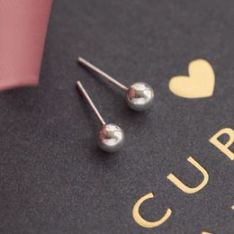 diameter 3MM ball small stud earring for women simple bean earrings set fashion Jewellery