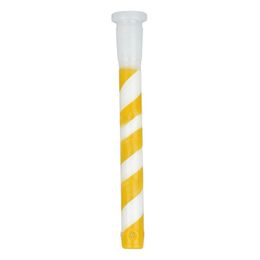 Colourful Stripe Smoking Pyrex Thick Glass Portable Removable Herb Tobacco Waterpipe Philtre Bong Down Stem Bong DownStem Bowl Hookah Shisha Cigarette Holder