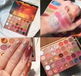 35 Colour Glitter Eyeshadow Palette Sequin Pearly Eyeshadow Powder Waterproof Highly Pigmented Makeup Palette2206538