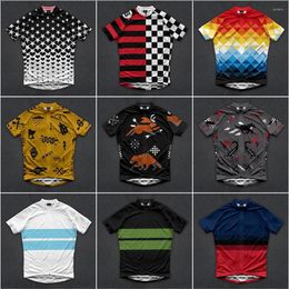 Racing Jackets TWIN SIX Cycling Jersey Men MTB Maillot Short Breathale Bicycle Clothing Summer Quick Dry Team Road Bike Wear Sports Suit
