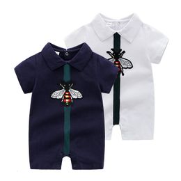 Rompers summer Fashion baby costume ropa bebe short sleeve cotton clothes baby onesie born baby boy girs rompers 0-18 months 230418