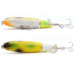 PE20 Whopper plopper Floating Fishing Lure Soft Rotating Tail 13g/90mm Hard Bait Topwater Fishing Gear Shone baits FishingFishing Lures