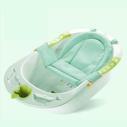 ing Tubs Seats Baby Security Newborn Bathtub Support Mat Infant Shower Care Stuff Adjustable Safety Net Cradle Swing P230417