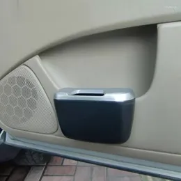 Interior Accessories Rubbish Box Dust Case Trash Can In Car Bag Organiser Waste Container Bin For Automobile