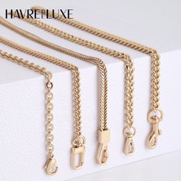 Bag Parts Accessories Golden Bag Chain Accessories Metal Extension Chains Underarm Crossbody Shoulder Belt Replacement Bags Strap For Women's Bag 230418