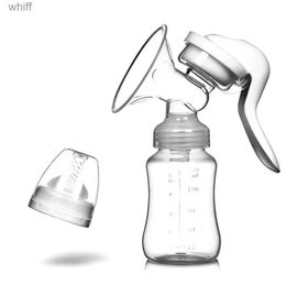 Breastpumps 150ML Manual Breast Pump Baby Nipple Suction Milk Feeding Breasts Pumps Milk Bottle Sucking Postpartum Supplies olu anne pornoL231118