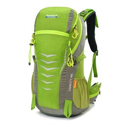 Backpack 45L Hiking Camping Backpack For Climbing Travel Large Capacity Bearing System Outdoor Luggage Waterproof Light Sports Back Bag 230418