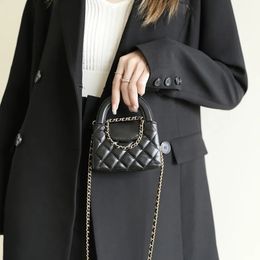 10A Mirror Quality Designer TOP designer bags crossbody 12.5cm genuine leather shoulder handbag lady chain bag With box b58