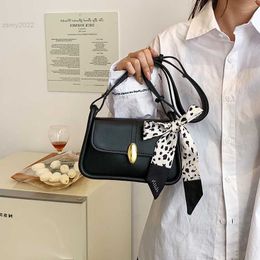 Shoulder Bags Brand Armpit Bags for Women Fashion Ribbon Shoulder Bag New Purses Crossbody Bag Designer Handbag Luxury Satchel Cute Square Bag