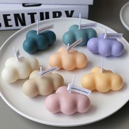 Scented Candle Aromatherapy Fragrance Scented Candle Cute Cloud Plant Soy Wax Wedding Gift Birthday Christmas Decoration Z0418