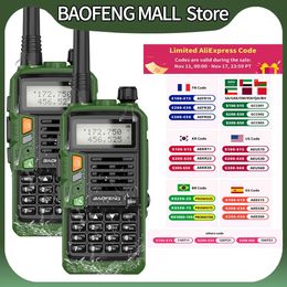 Walkie Talkie 2PCS BaoFeng UV S9 PLUS Waterproof 10W Powerful CB Radio Long Range Portable Two Way set for hunting travel 231117