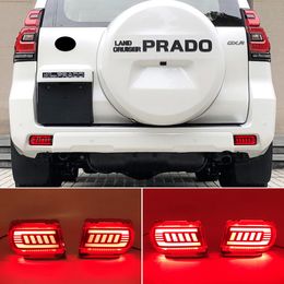 1 Pair LED Rear Lights For Toyota Land Cruiser Prado LC120 Fj120 120 150 LC150 FJ150 GRJ150 2010 - 2020 Reflector Brake Bumper Lamp