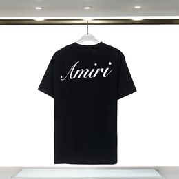 Mens Designer T Shirts Luxe Tshirt AMRI for Men Top Oversized Tee Amr Shirt Amri Clothing Fashion Summer Amirir Shirt Crew Neck Short Sleeve D4