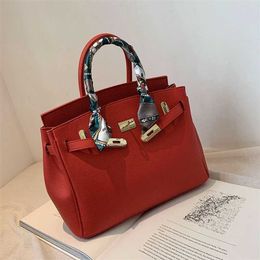 Platinum Bag Designer Tote Red Female Handheld Bridal Fashion Wedding 2024 Fashion High Capacity Temperament Crossbody