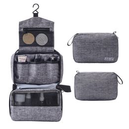 Cosmetic Bags Cases Men Women Hanging Cosmetic Bag Multifunction Travel Organizer Toiletry Wash Make up Storage Pouch Beautician Folding Makeup Bag 230418