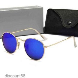 Fashion Round Sunglasses Brand Design Uv400 Eyewear Metal Gold Frame Tr90 Sun Glasses Men Women Mirror Pol Cix Raies Ban Oakleies216t 7yp3q 5LLS8