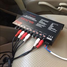Freeshipping Car Audio Loudspeaker EQ Tuning Divider Power Amplifier Car Equalizer 7 Segment Equalizer Upgrade Tuning Specialist Sixbt
