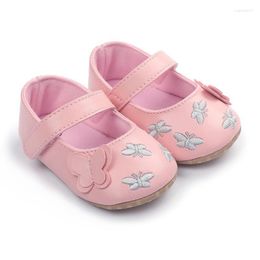 Athletic Shoes 0-18M Autumn Baby Girls Cute Born First Walker Crib Kids Princess Soft Sole Non-Slip Bottom Footwear