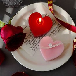 Scented Candle Love Candle Romantic Valentine's Day Proposal Birthday Fragrance Hand Gift Home Furnishing HeartShaped Aromatherapy Candle Z0418